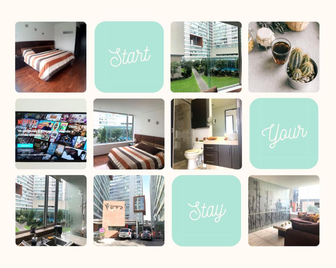 Condo At The Exclusive Residencial Wtc Mexiko-Stadt Exterior foto